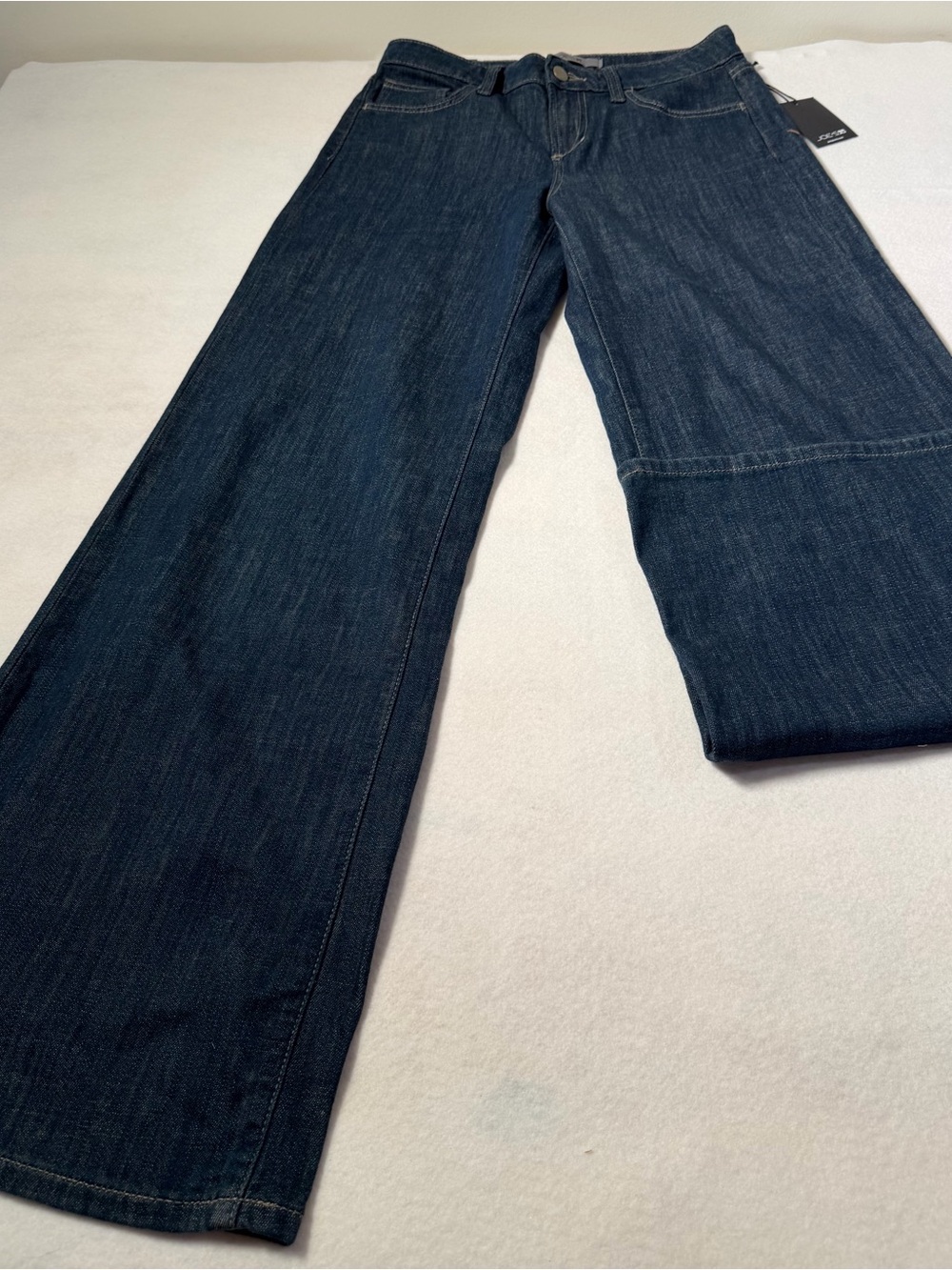 Joe's Jeans Wide-Leg Dark Indigo Denim - Picture 3 of 8